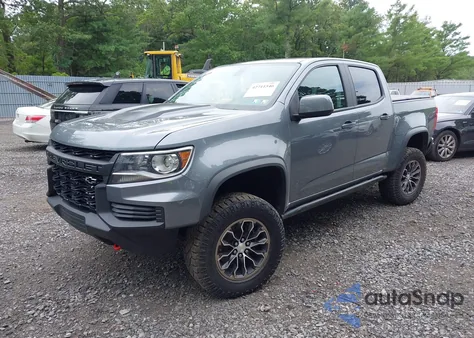 2021 Chevrolet Colorado 4Wd Short Box Zr2 из США, поврежденный, VIN 1GCGTEEN8M1281729